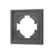 Изображение Рамка пластиковая FRM-TENDO-SFPL-1-GR (Arlight, Графитовый soft-touch)