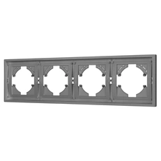 Изображение Рамка пластиковая FRM-TENDO-PL-4-GR (Arlight, Графитовый матовый)